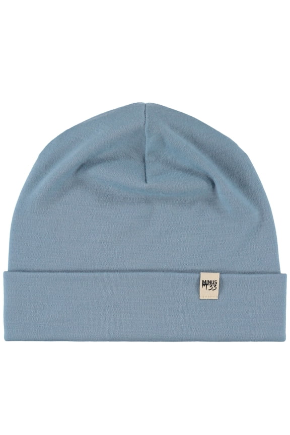 100% Merino Wool Cuff Beanie - Mens & Womens Warm Winter Hat - Watch Cap - Toque - Slate Blue
