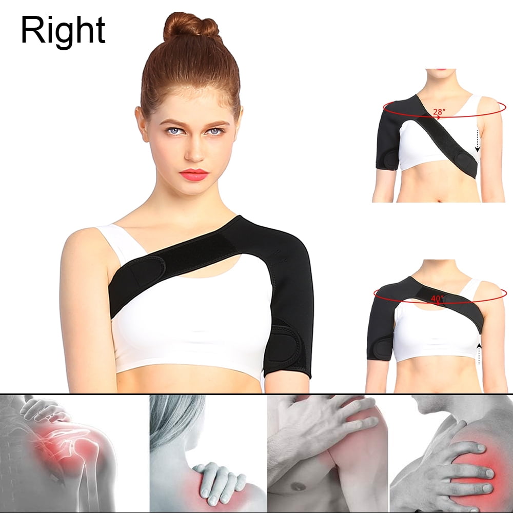 Lightweight Right Shoulder Support Brace for Rotator Cuff Pain Relief