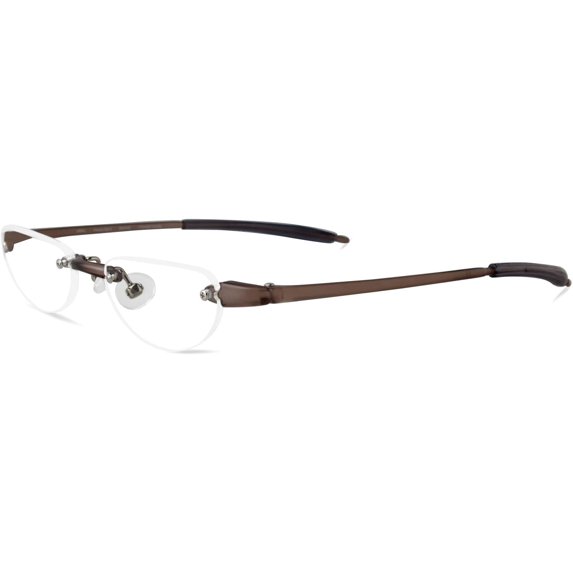 Lightweight Rimless Cateye Reading Glasses For Men and Women - Model - VIS 2