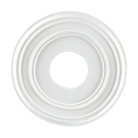 Lightweight Round PU Ceiling for Lamp Fan Base Easy Installation Enduring