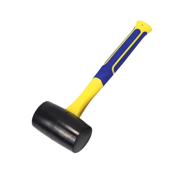 Lightweight Rubber Hammer Soft Hammer Gentle Tool Ergonomics Grip for Installation and Cabinet Assembly