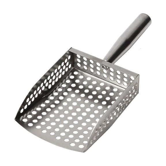 hejhncii Professional Beachcombing Filtering Tool Rustproof Sand Scooper With Sieve Design For Shell Hunting And Litter Cleaning