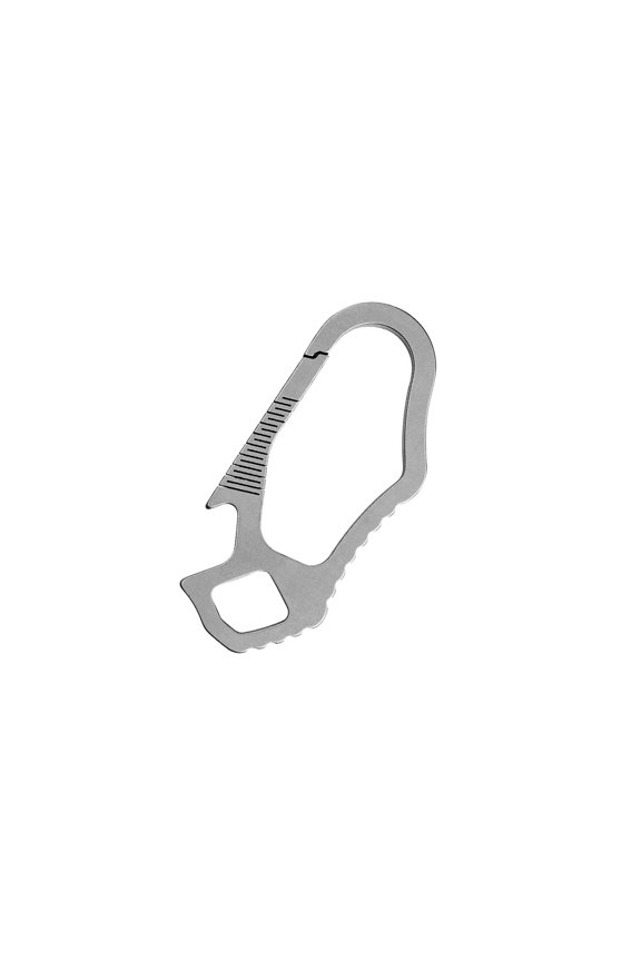 Lightweight Rustproof Keyring Clip with Grip, Multifunctional Alloy Gear for Survival Essentials