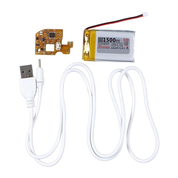 Lightweight Safe 1500mAh Rechargeable Polymer Battery Pack for Uninterrupted Gaming Fun Consistent Power Supply