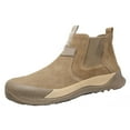 thumbnail image 1 of Lightweight Safety Trainers Men Steel Toe Cap Boots Breathable Leather Work Shoes, 1 of 8