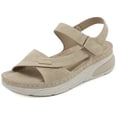 thumbnail image 1 of Lightweight Sandals Sporty Comfort Thick-soled Magic Sticker Seamline Plus Size Women's Shoes, 1 of 8