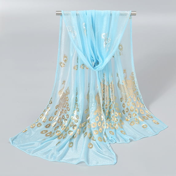 Lightweight Scarves Fashion Flowers Print Women Cotton Wrap Scarf Head Shawl Summer Gift