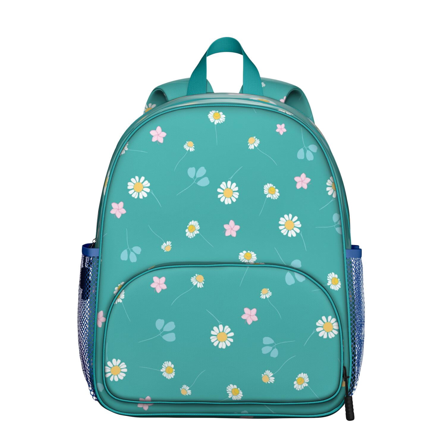 Lightweight School Bag Featuring Vintage Daisy Print And White Flower lightweight-school-bag-featuring-vintage-daisy-print-and-white-flower