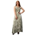 thumbnail image 1 of Lightweight Scoop Neck Striped Racerback Tie Dye Summer Maxi Dress, 1 of 10