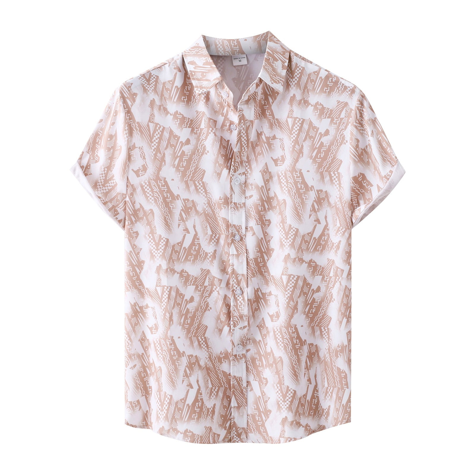 Lightweight Shirts for Men Men's Novelty Button down Shirts Short Shirt