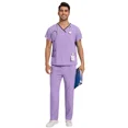thumbnail image 1 of Lightweight Short Sleeve Surgical Scrub Top Breathable Doctor Uniform for Operating Room Hospital Clinic Healthcare Workwear, 1 of 7