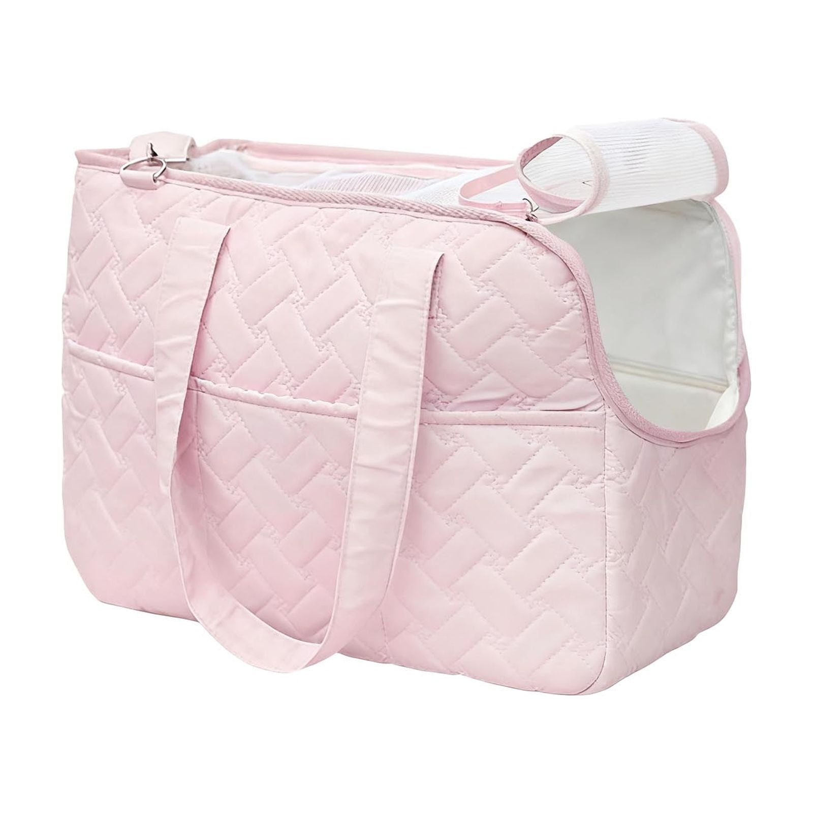 Lightweight Shoulder Strap Pet Tote for Outdoor Travel with Breathable Mesh Window Comfortable Secure Backpack Alternative for Cats and Small Dogs