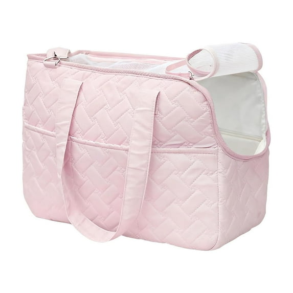 Lightweight Shoulder Strap Pet Tote for Outdoor Travel with Breathable Mesh Window Comfortable Secure Backpack Alternative for Cats and Small Dogs