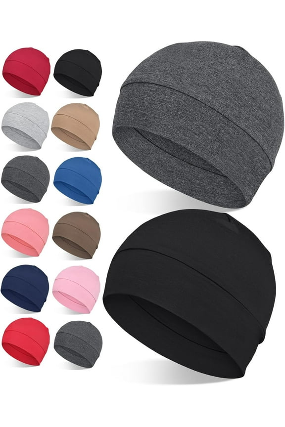 Lightweight Skull Caps for Men/Women Helmet Liner Warm Beanie Morning and Night Walking Bicycle Cycling Running Skiing Hat