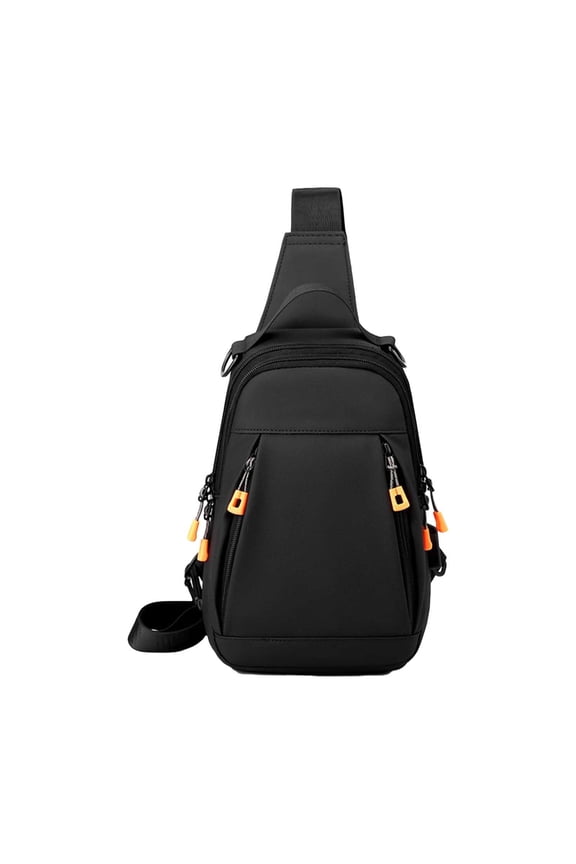 Lightweight Sling Backpack, Adjustable Shoulder Strap, Multiple Zipper Pockets, Suitable for Travel, Outdoor Sports, Daily Casual Use, Hiking, Coffee Mornings, Carries Tablets