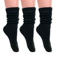 Lightweight Slouch Socks for Women Extra Thin Black Cotton Socks 3