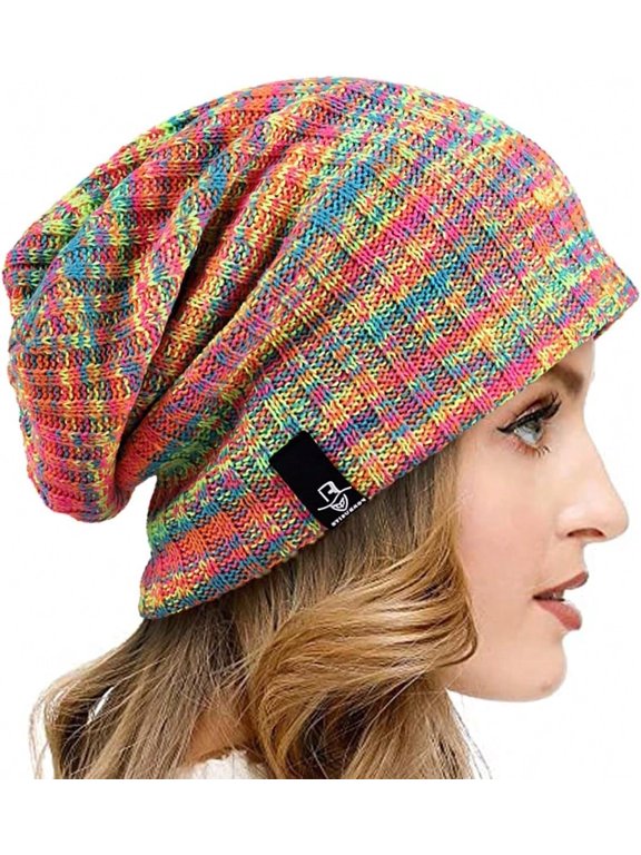 Lightweight Slouchy Beanie for Women, Soft Knit Skull Cap, Fall Winter Warm Hat, Chemo Headwear, Gift for Her