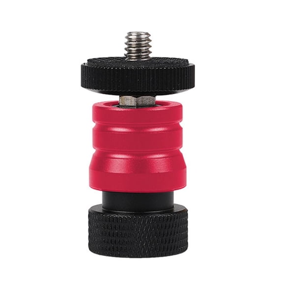 Lightweight Small Ballhead for Tripods 1/4" Mounting Screw Aluminum Alloy Tripod Ballhead Mount Photography Essential