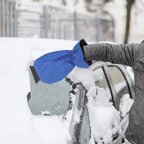Lightweight Snow Scraper Mitt for Car Windshield Without Scratching Glass