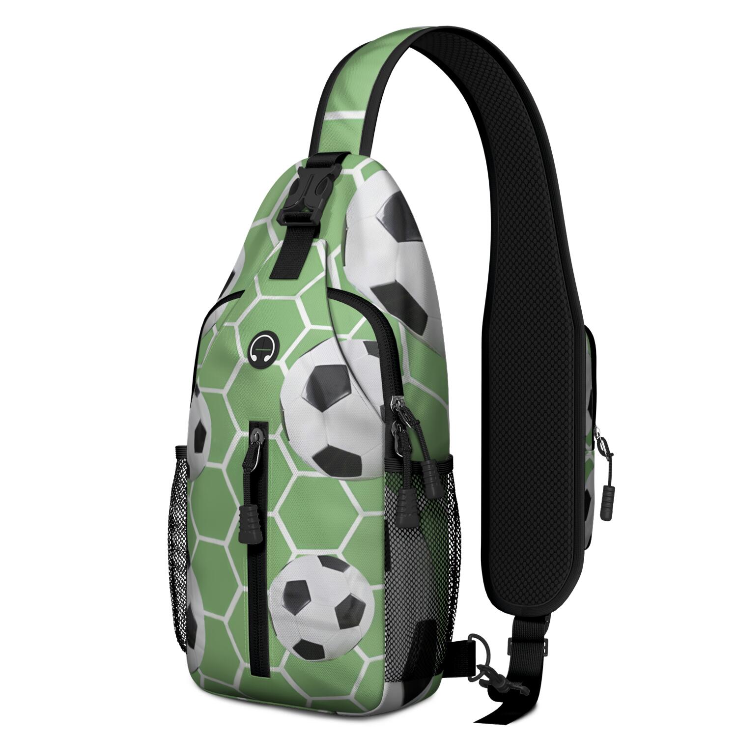 Lightweight Sports Sling Backpack for Men, Soccer Baseball Football ...