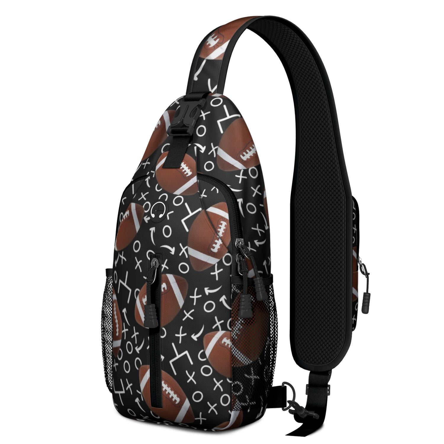 Lightweight Sports Sling Backpack for Men, Soccer Baseball Football ...