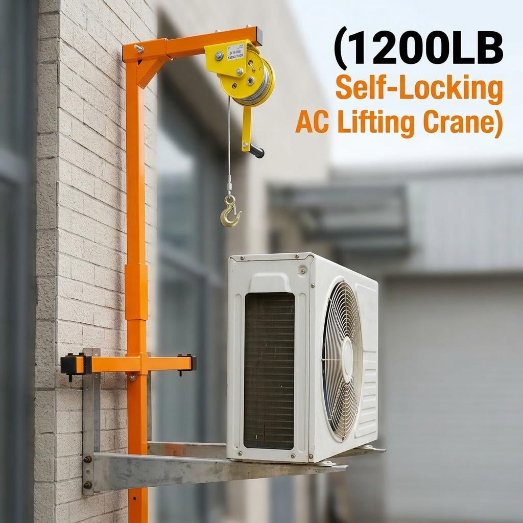 Lightweight Stainless Steel Air Conditioner Lifting Crane, Air ...