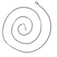 thumbnail image 1 of Lightweight Stainless Steel Necklace 3mm Thick Mens Fashion Chain With Oxidation Resistance And Adjustable Length, 1 of 9