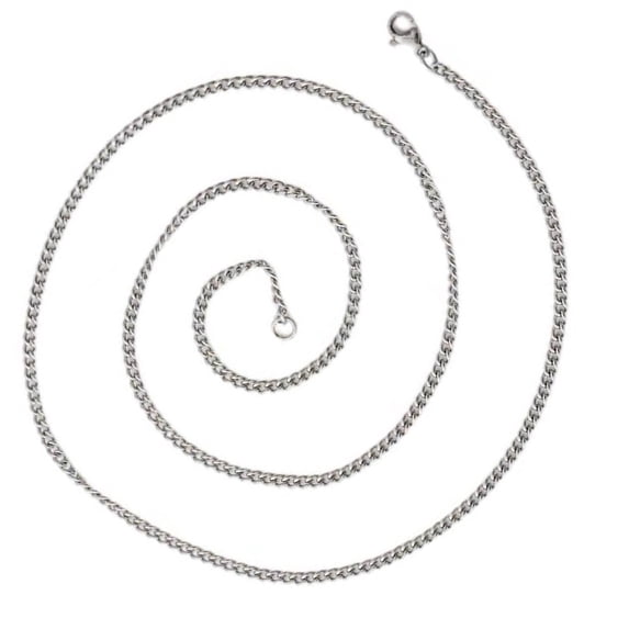 Lightweight Stainless Steel Necklace 3mm Thick Mens Fashion Chain With Oxidation Resistance And Adjustable Length