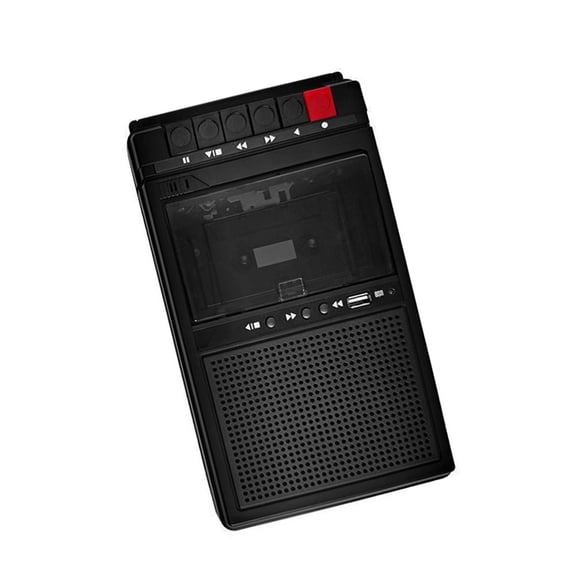Lightweight Stereo Tape Player Tape Music Sound Auto Reverse with Recorder External Loudspeaker