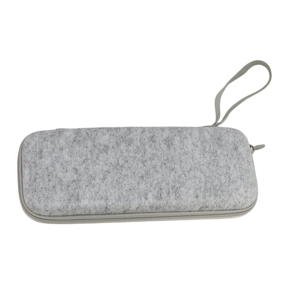 Lightweight Stethoscope Storage Case Hard Shell Protective Pouch for Medical Hospital Use, Gray White