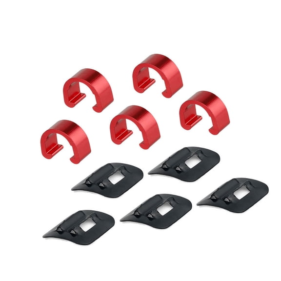 Lightweight Strong Mountain Bike Hose Guide Clamp Seat Tool Easy installs Modest Brake Shifter Hoses Guide Clamp