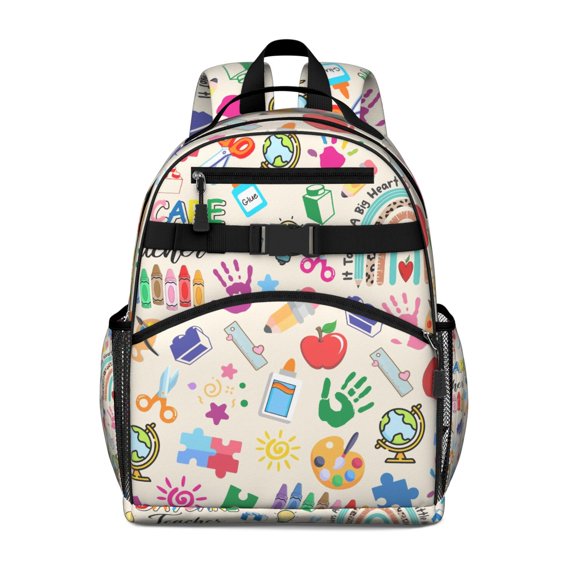 Lightweight Student Backpack for Student and Students Perfect Gift for Teacher Mom or Mother’s Day Spacious School Backpack with Adjustable Straps and Chest Strap,