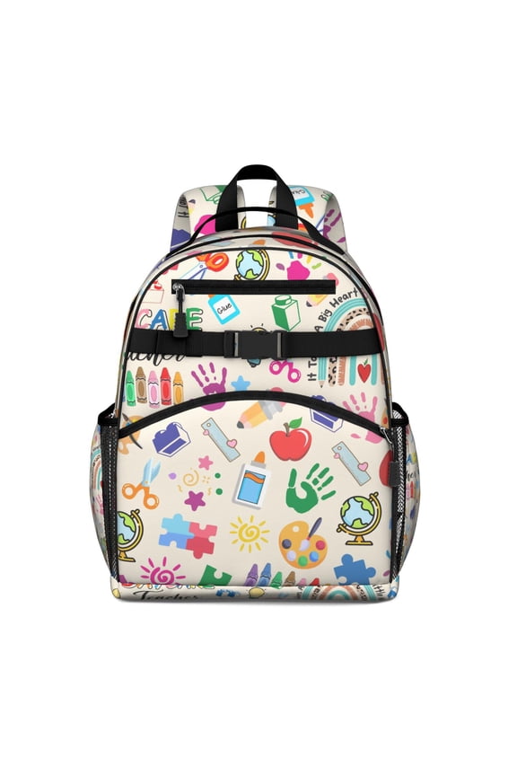 Lightweight Student Backpack for Student and Students Perfect Gift for Teacher Mom or Mother’s Day Spacious School Backpack with Adjustable Straps and Chest Strap,