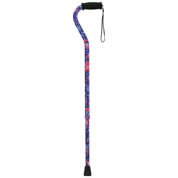 Lightweight, Stylish and Sturdy Offset Aluminum Cane