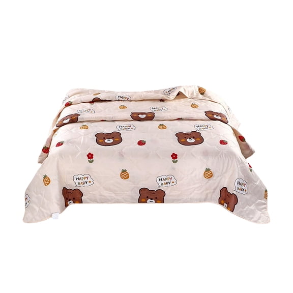 Lightweight Summer Air-Conditioning Quilt, Washable Polyester Quilt Insert for Kids’ Rooms, Breathable and Comfortable, Perfect for Warm Nights and Multi-Season Use