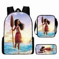 thumbnail image 1 of Lightweight Summer Baby Moanas Backpack with Single Shoulder Bag+Pencil Case 3Pcs Set For Travel Work Hiking, 1 of 1