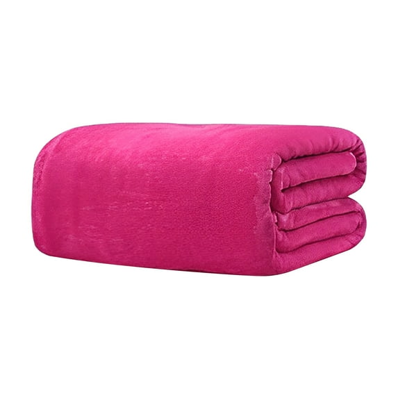 Lightweight Summer Blanket Soft Polyester Throw for Bedroom Living Room Breathable Comfortable Solid Color 150x200cm