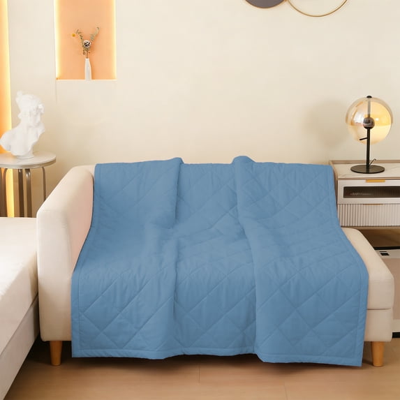 InsCrazy Lightweight Summer Comforter Air Conditioning Quilt Machine Washable Cotton Thin Breathable For Hot Sleepers Cooling Blanket