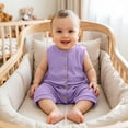 thumbnail image 1 of Lightweight Summer Piece Romper for Girls Breathable Sleeveless Jumpsuit for Home Wear Crafted for Casual Daily Comfort, 1 of 2