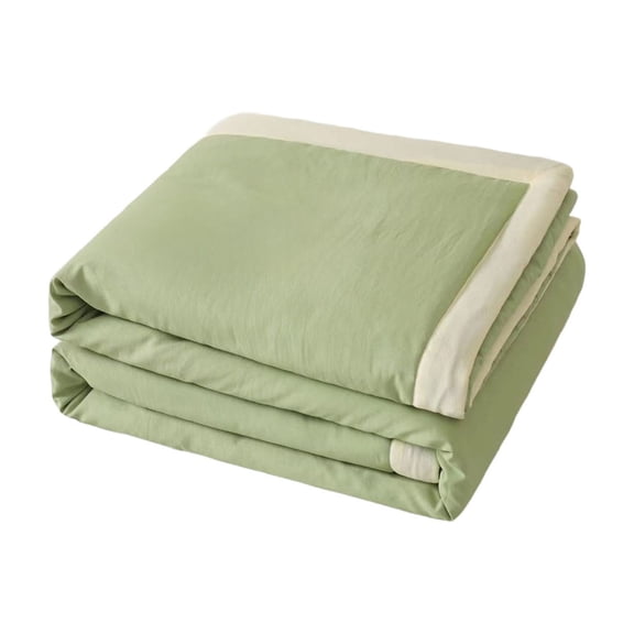 Lightweight Summer Quilt for Comfortable Sleep | Breathable, Washable Double Layer Yarn Fabric | Soft, Durable, Easy Care Bedding Solution