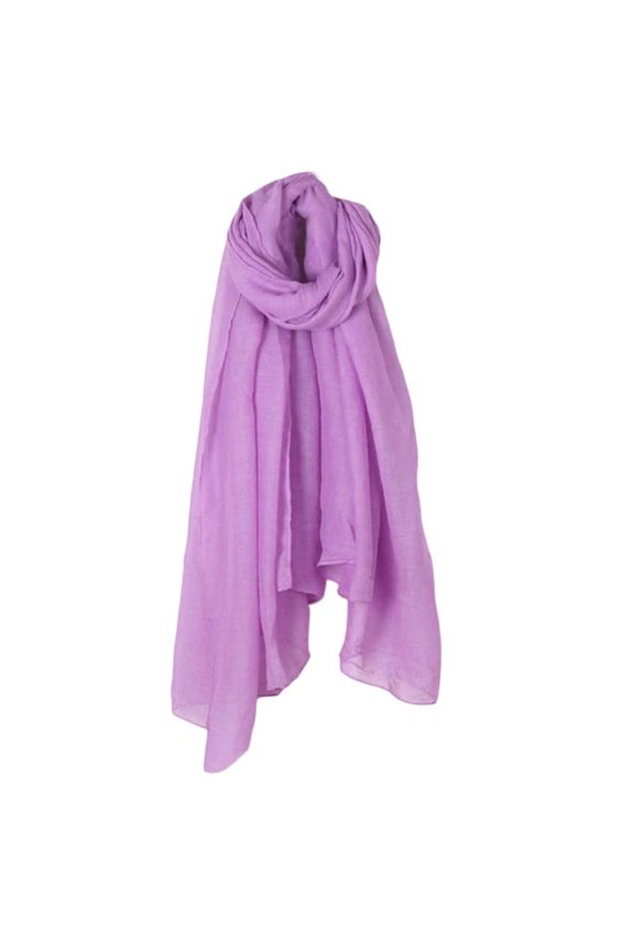 Lightweight Summer Scarf Light Shawl Wrap Cotton Linen Feel Large Long Beach for Head Scarves for Men and Women Travelin