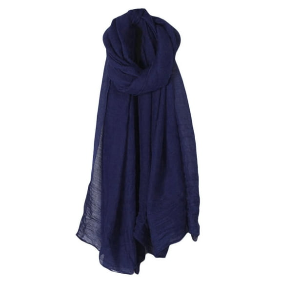Lightweight Summer Scarf Light Shawl Wrap Linen Feel Scarves for Men and Women