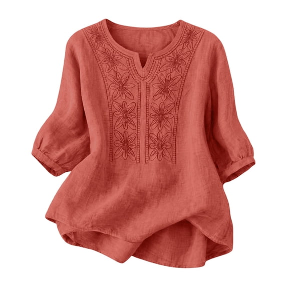 Lightweight Summer Tops for Women Casual Beach Daily Cute Short Sleeve