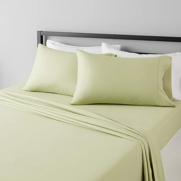 Lightweight Super Soft Easy Care Microfiber Bed Sheet Set with Deep Pockets