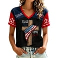 thumbnail image 1 of Womens Summer Tops Usa Graphic Tee Cotton T Shirts Women Fourth of July Shirts for Women Casual Tops Patriotic Womens Clothing Womens Patriotic Tops 4th of July Shirts Women, 1 of 5
