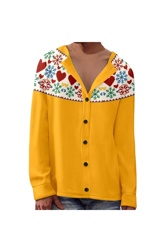 Lightweight Sweaters for Women Retro Fair Isle Knitted Ethnic Printed Cardigan Button Plus Size Womens Tops