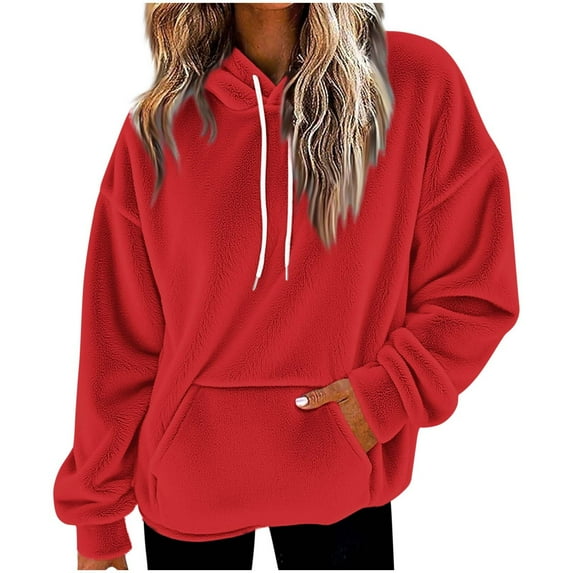 SHE IS Lightweight Sweatshirts for Women V Neck Womens Oversized Sweatshirts Womens Fall Winter Hoodies Pullover Womens Cotton Turtleneck Long Sleeve Tops My Orders Placed