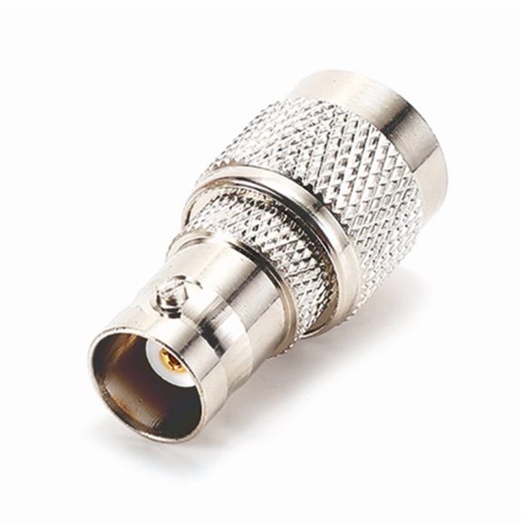 Lightweight TNC to BNC Coupler Connector with Threaded Lock Design for Enhances Signal Stability in Various Applications