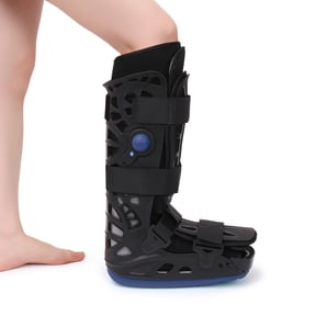 Lightweight Tall Air CAM Walker Boot - Orthopedic Full Shell Walking Boot with Air Compression for Foot and Ankle Fractures, Sprains and Post-Op Recovery women and men