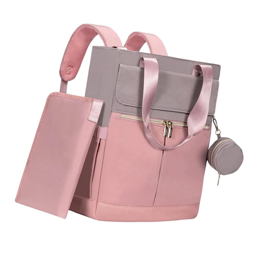 Lightweight Tear Resistant Diaper Bag With Quick Access Pockets Shoulder Strap